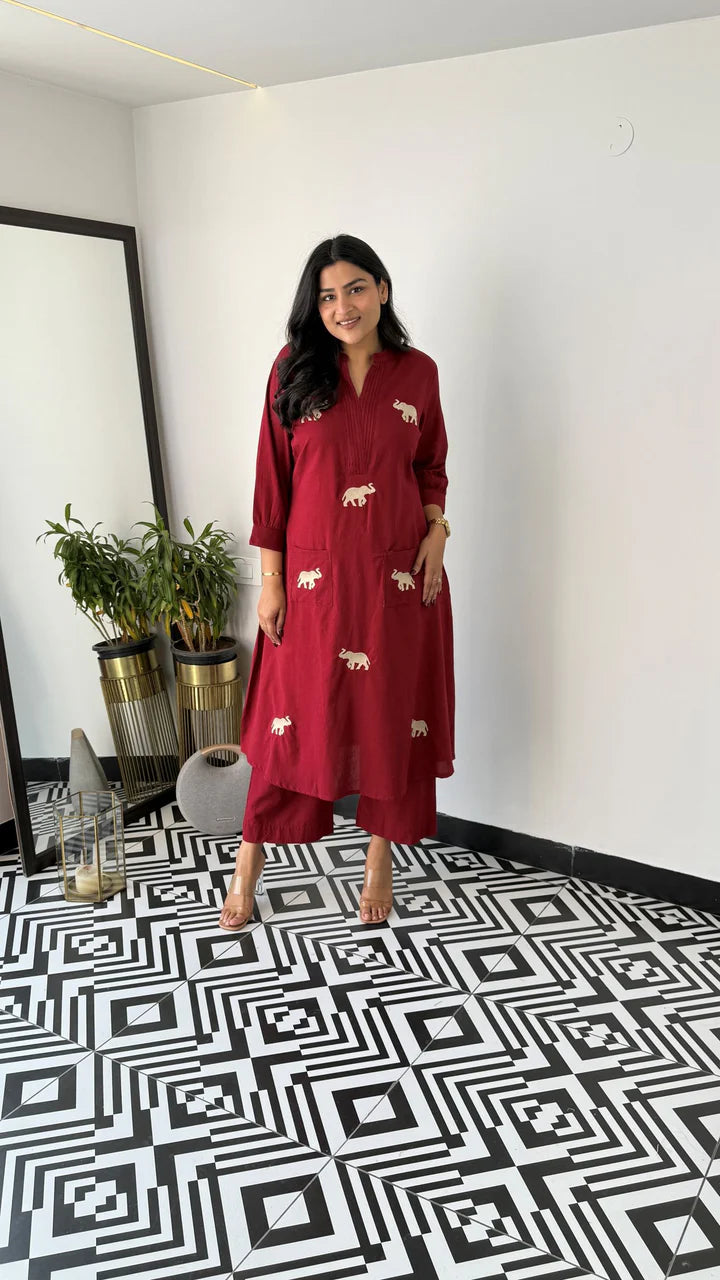 WOMEN COTTON PRINTED NEW CO-ORD SET
