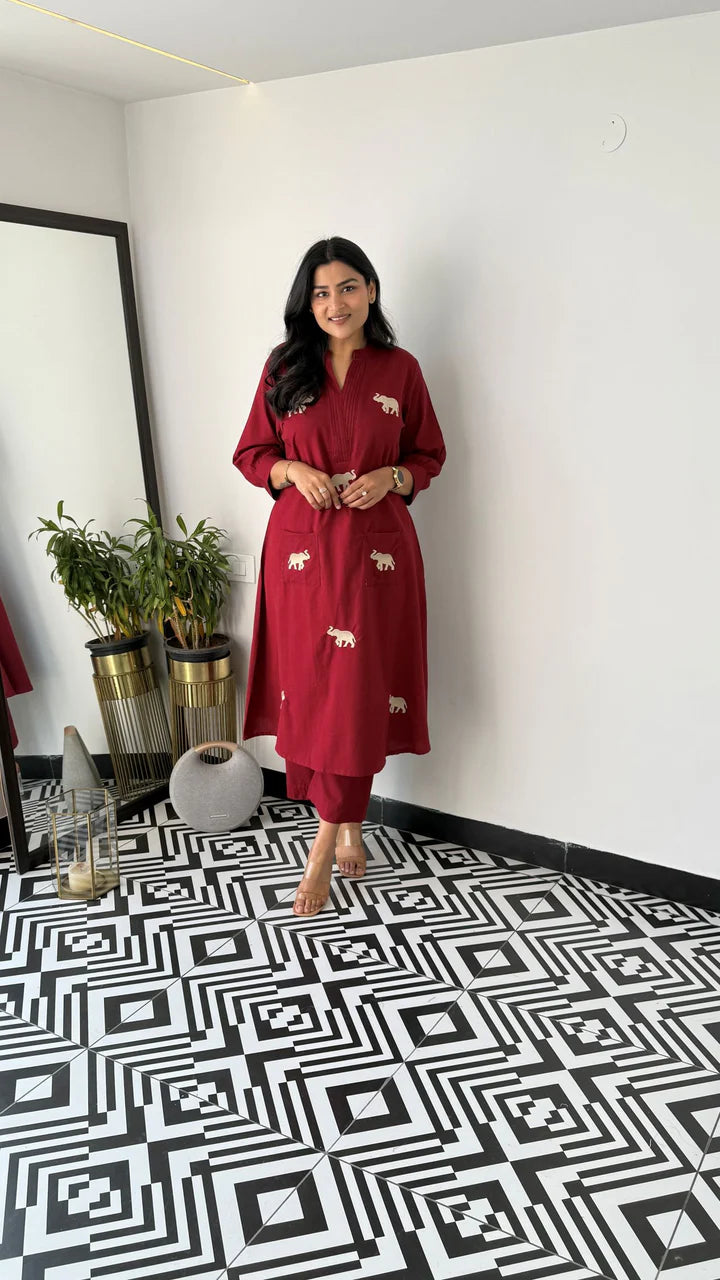 WOMEN COTTON PRINTED NEW CO-ORD SET