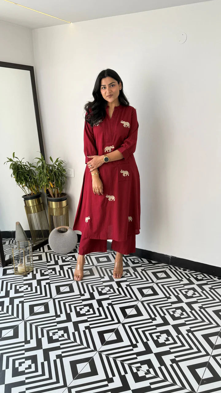 WOMEN COTTON PRINTED NEW CO-ORD SET