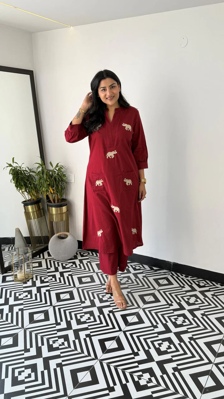 WOMEN COTTON PRINTED NEW CO-ORD SET