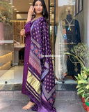 WOMEN EMBROIDERED ATTRECTIVE SUIT SET